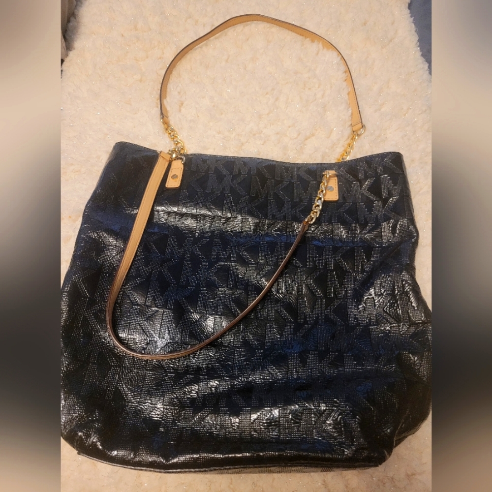 MK, Michael Kors, Black, Purse